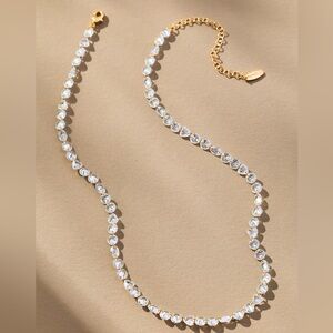 Anthropologie Crystal Circlet Necklace - NWT - Clear